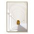 Gold Frame Canvas Long Corridor Style Wall Art Home Decor 60cmx90cm